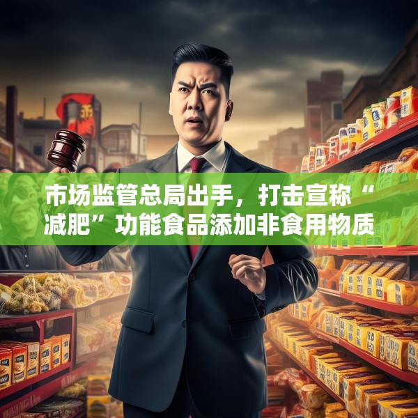 市场监管总局出手，打击宣称“减肥”功能食品添加非食用物质违法行为
