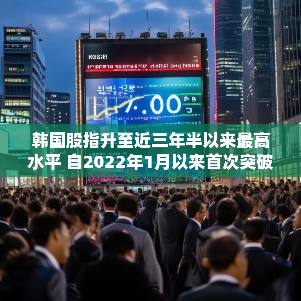 韩国股指升至近三年半以来最高水平 自2022年1月以来首次突破2900点