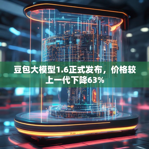 豆包大模型1.6正式发布，价格较上一代下降63%