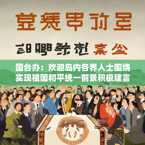 国台办：欢迎岛内各界人士围绕实现祖国和平统一前景积极建言献策