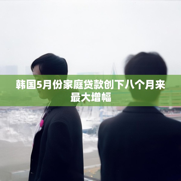 韩国5月份家庭贷款创下八个月来最大增幅