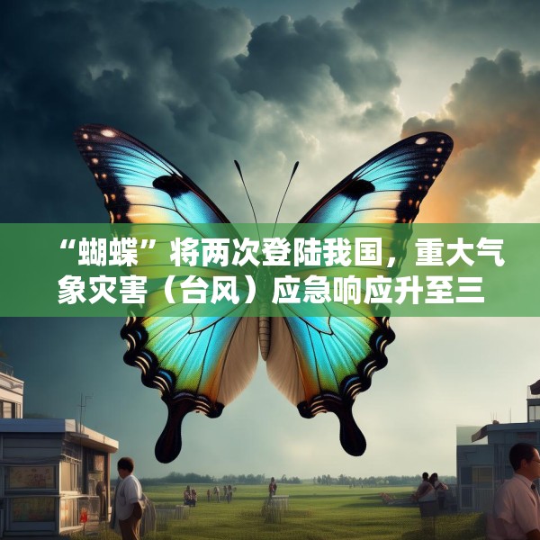 “蝴蝶”将两次登陆我国，重大气象灾害（台风）应急响应升至三级