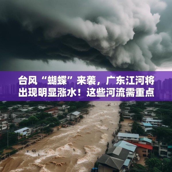 台风“蝴蝶”来袭，广东江河将出现明显涨水！这些河流需重点关注