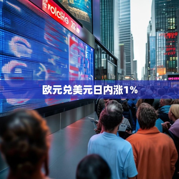 欧元兑美元日内涨1%