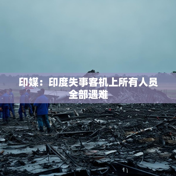 印媒：印度失事客机上所有人员全部遇难