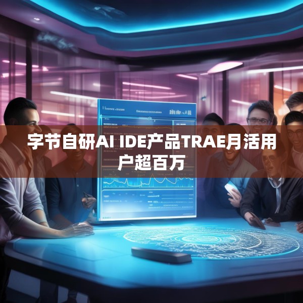 字节自研AI IDE产品TRAE月活用户超百万