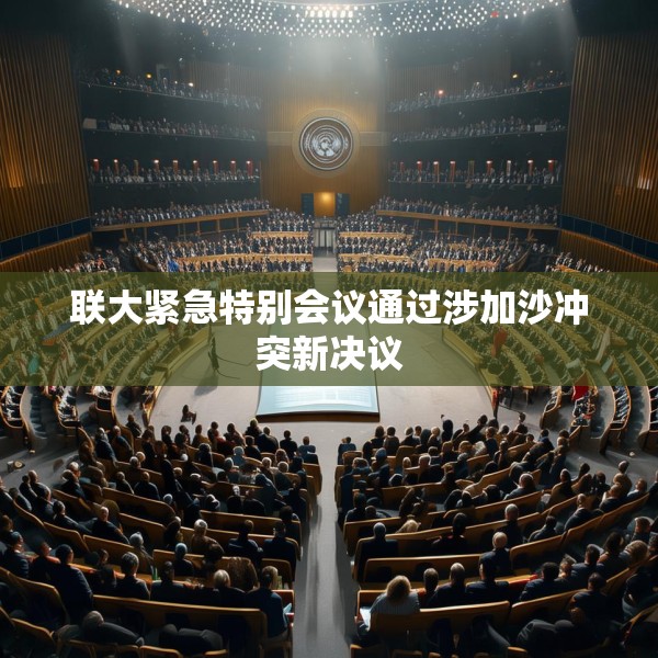 联大紧急特别会议通过涉加沙冲突新决议