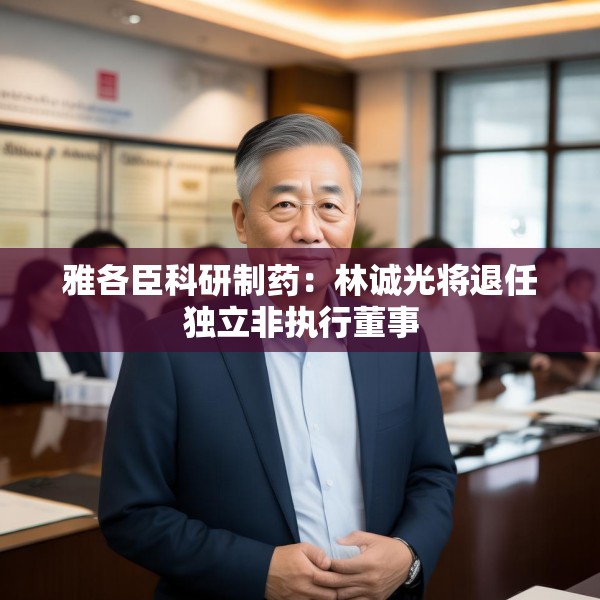 雅各臣科研制药：林诚光将退任独立非执行董事