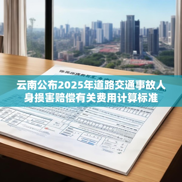云南公布2025年道路交通事故人身损害赔偿有关费用计算标准