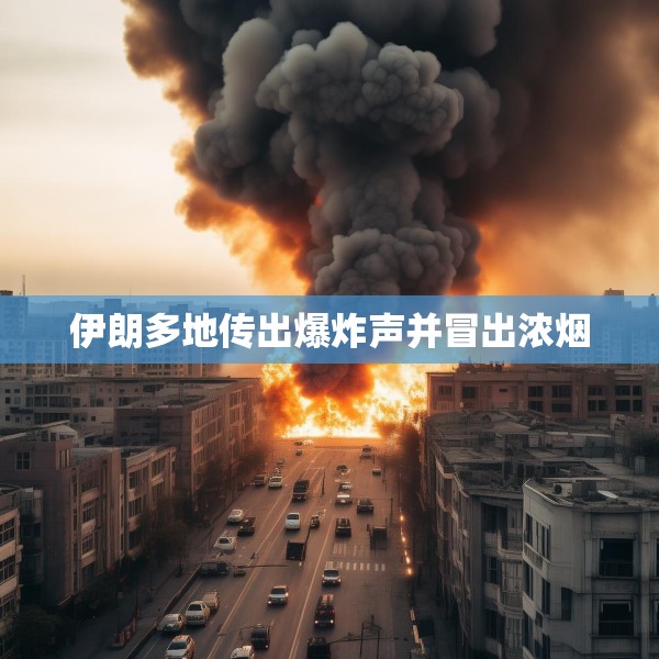 伊朗多地传出爆炸声并冒出浓烟