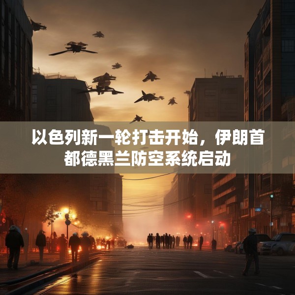 以色列新一轮打击开始，伊朗首都德黑兰防空系统启动