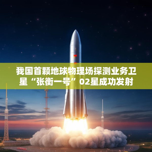 我国首颗地球物理场探测业务卫星“张衡一号”02星成功发射