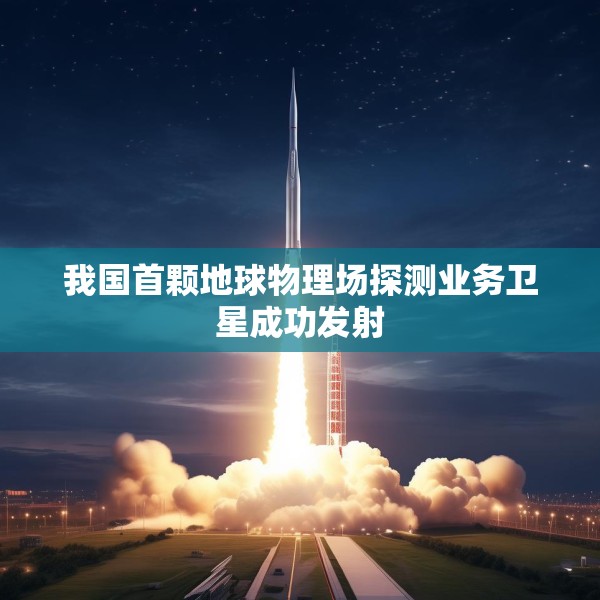 我国首颗地球物理场探测业务卫星成功发射