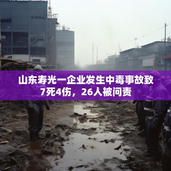 山东寿光一企业发生中毒事故致7死4伤，26人被问责