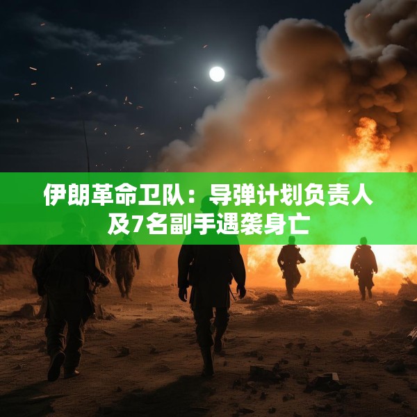 伊朗革命卫队：导弹计划负责人及7名副手遇袭身亡