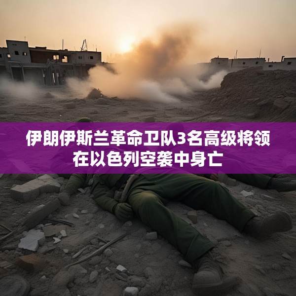 伊朗伊斯兰革命卫队3名高级将领在以色列空袭中身亡
