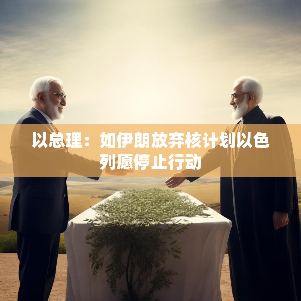 以总理：如伊朗放弃核计划以色列愿停止行动