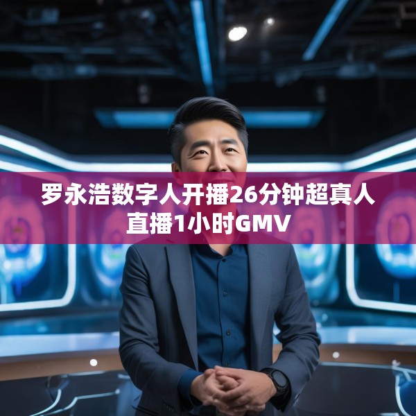 罗永浩数字人开播26分钟超真人直播1小时GMV