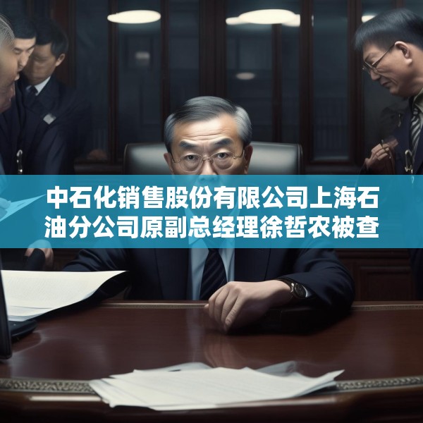 中石化销售股份有限公司上海石油分公司原副总经理徐哲农被查